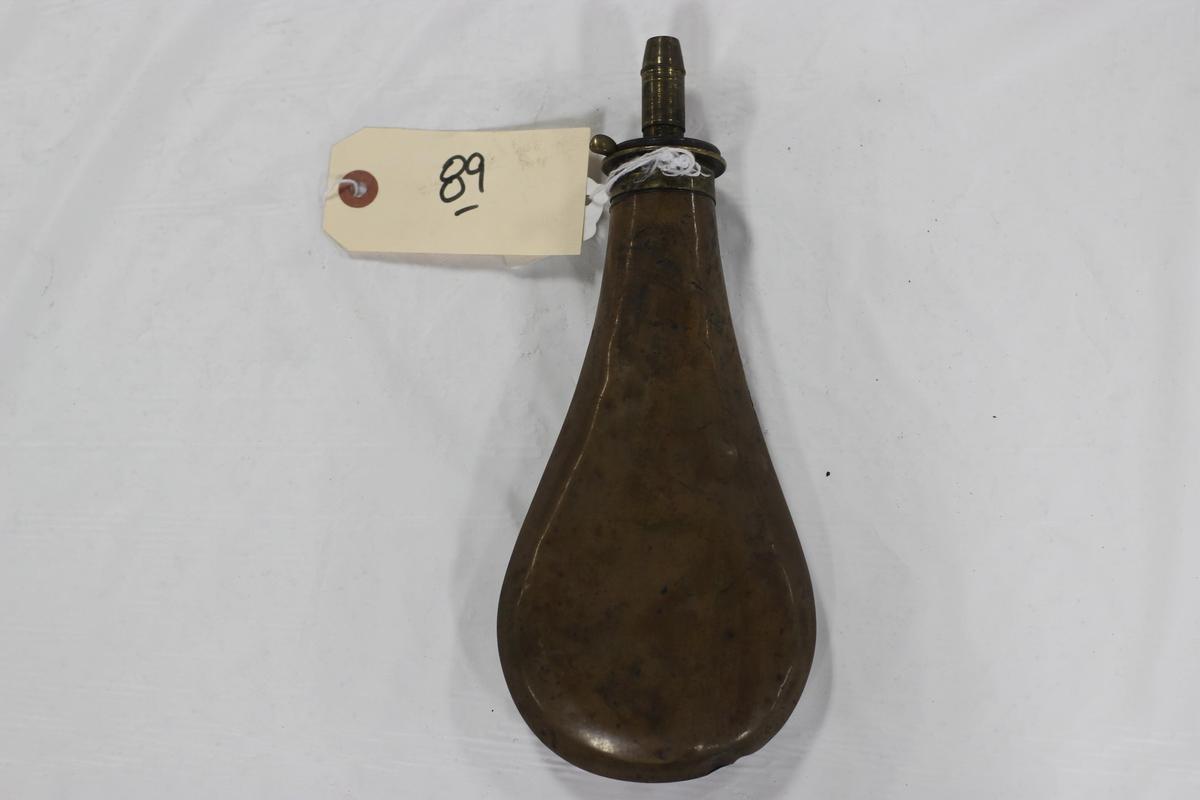 Plain Copper Powder Flask