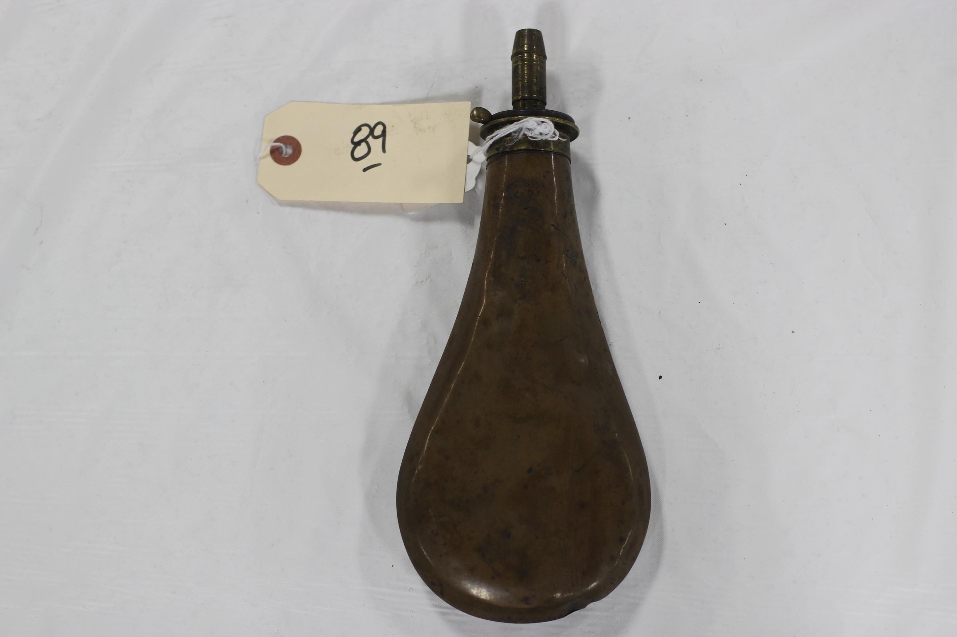 Plain Copper Powder Flask