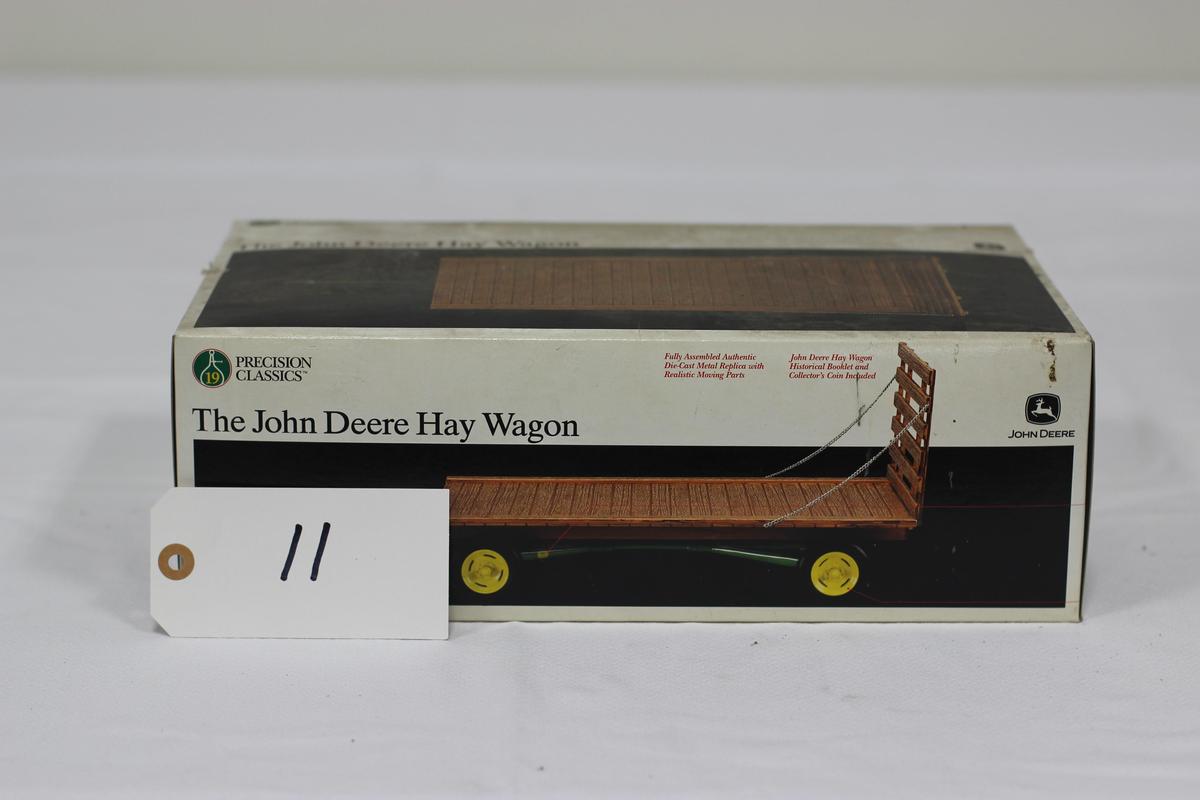 #11 JOHN DEERE HAY WAGON 1/16-SCALE PRECISION SERIES (NIB)