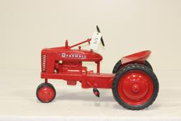 #54 1949 FARMALL H PEDAL TRACTOR WITH OPEN GRILL SMALL TYPE 1 (ORIGINAL FRONT TIRES, & NEW REAR TIRE