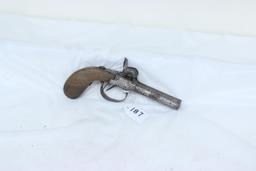 #187-DOUBLE BARREL .44 CAL BOOT PISTOL
