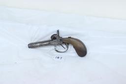 #187-DOUBLE BARREL .44 CAL BOOT PISTOL