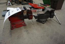WILTON MODEL 656 6" BENCH VISE, CRAFTSMAN 5 1/2" BENCH VISE