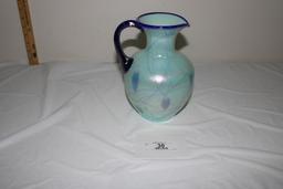 FENTON HANGING HEARTS PITCHER, #269/1250, 8.75"