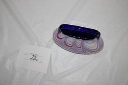FENTON MULTI-COLORED PURSE, BY DAVE FETTY, 2006, 5.25"