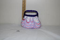 FENTON MULTI-COLORED PURSE, BY DAVE FETTY, 2006, 5.25"