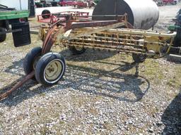 31-2: NEW HOLLAND MODEL 256 HAY RAKE, DOLLY WHEELS