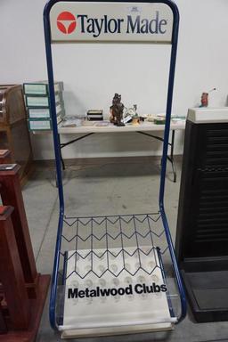 TAYLOR MADE METALWOOD CLUBS DISPLAY RACK
