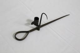 ANTIQUE STICKING TOMMY LIGHTING DEVICE, 12.5"
