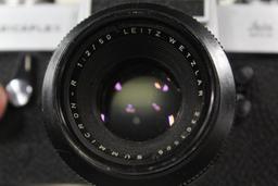 LEICA SL CAMERA, 1369XXX, 1973, WITH SUMMICRON 50MM F2, AND FRONT CAP