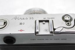 (3) AIRES 35MM RANGEFINDER CAMERAS, (2) MODEL IIIC AND (1) MODEL IIIL
