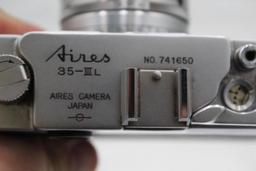 (3) AIRES 35MM RANGEFINDER CAMERAS, (2) MODEL IIIC AND (1) MODEL IIIL