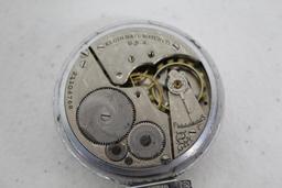 ELGIN POCKET WATCH (NON-RAILROAD GRADE; OPEN FACE CASING) W/SERIAL #2110476