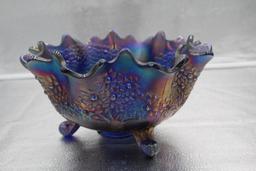 FENTON COBALT BLUE ORANGE TREE