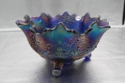 FENTON COBALT BLUE ORANGE TREE