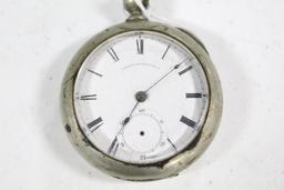 WALTHAM POCKET WATCH (NON-RAILROAD GRADE; OPEN FACE CASING) W/SERIAL #20426