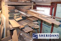 ASSORTED WOOD: LARGE AMOUNT OF VARIOUS SIZES OF WOOD AS SHOWN IN PICTU