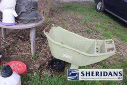 PANS, FEEDERS, AND MORE: RUBBER LIVESTOCK PANS, FEEDERS, AND YARD CART