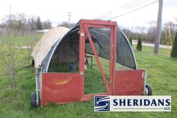 PORTABLE CHICKEN HUTS: (7) CHICKEN HUTS 14'X8'.