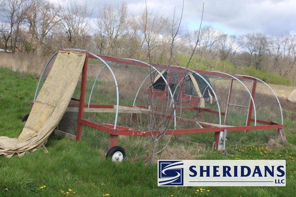 PORTABLE CHICKEN HUTS: (7) CHICKEN HUTS 14'X8'.