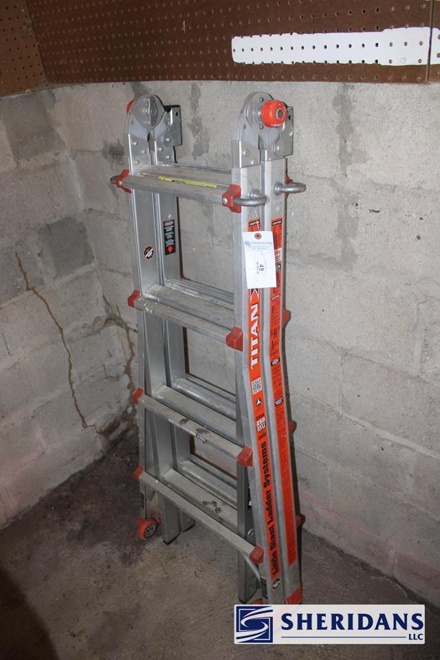 TITAN LITTLE GIANT LADDER: 4'-7' LADDER.