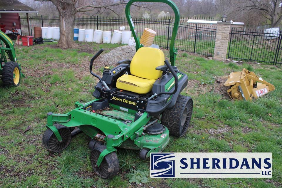 JOHN DEERE Z915B: JOHN DEERE ZERO TURN MOWER W/48" MOWER DECK. 1,155 H