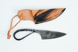 Lot of (2) Handmade Rustic Krumkniv Knives