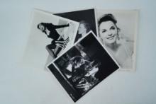 Lot of (4) 1950s Hollywood Legends Publicity Photos