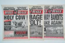 Spider-Man (2002) Lot of (3) Prop Daily Bugle Newspapers