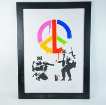 After Banksy 2020 "CND Rainbow Soldiers" AP #XII/XX