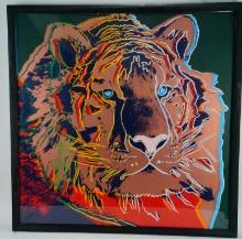 Andy Warhol (After) "Bengal Tiger" Pop Art Screenprint