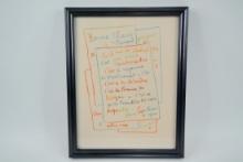 After Jean Cocteau 1972 Lithograph Published by Mourlot