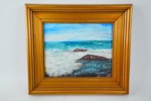 La Jolla Shores Original Signed Oil on Canvas
