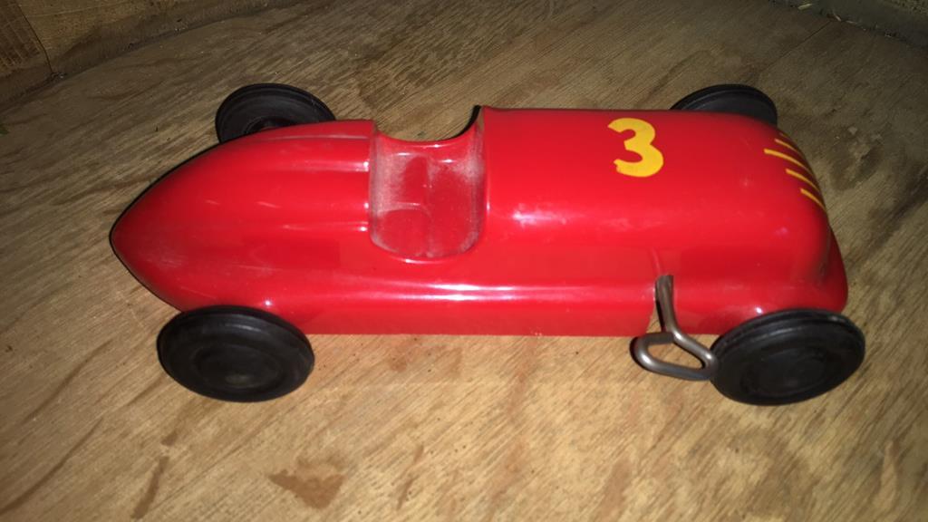 Vintage wind-up race car