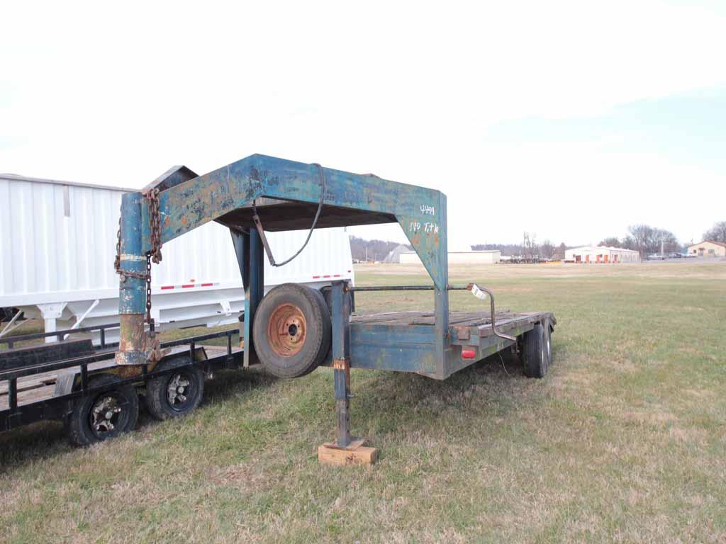 16FT GOOSENECK FLATBED TRAILER