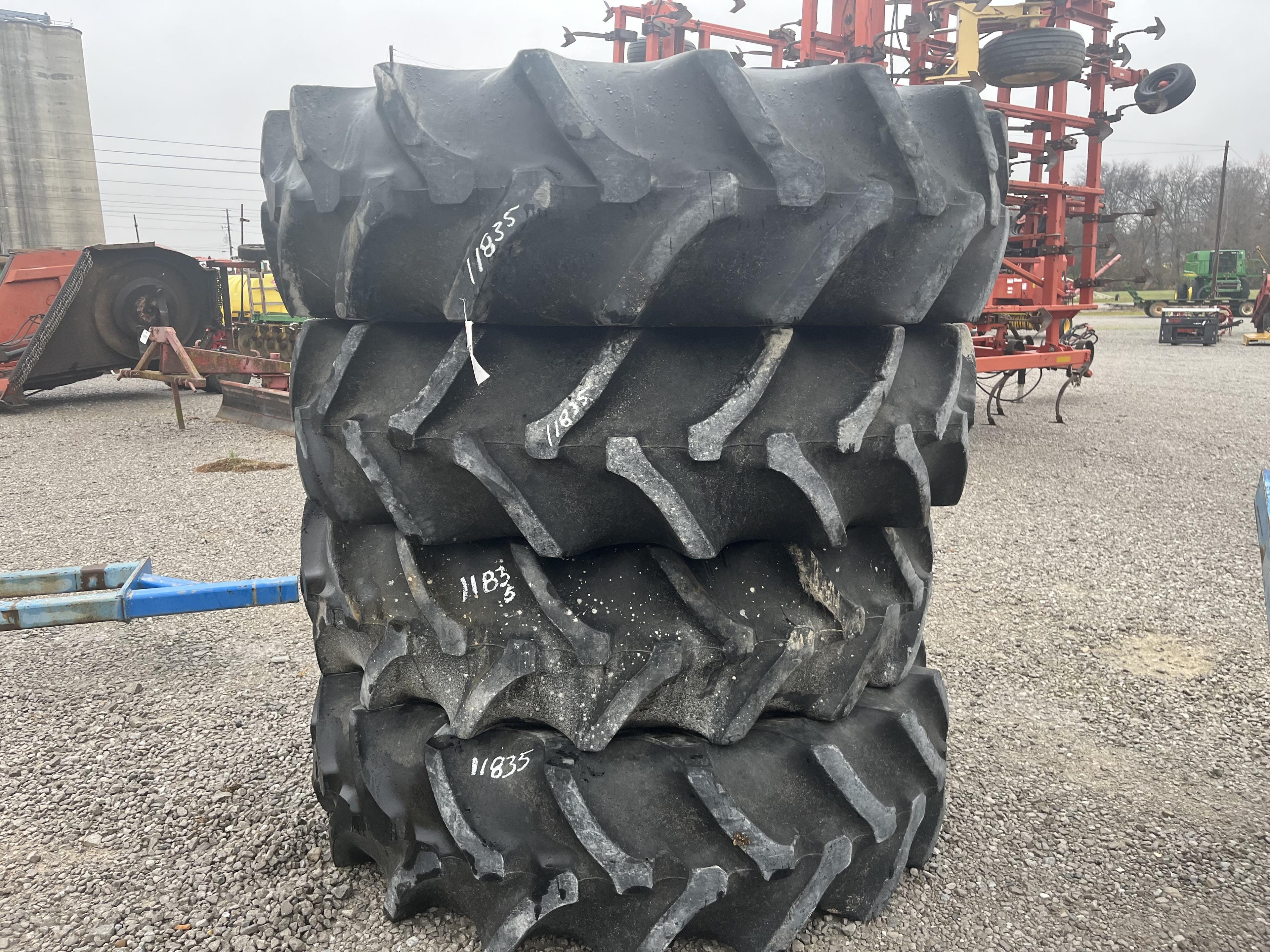 (4) 520/85R42 GOODYEAR RICE & CANE TIRES
