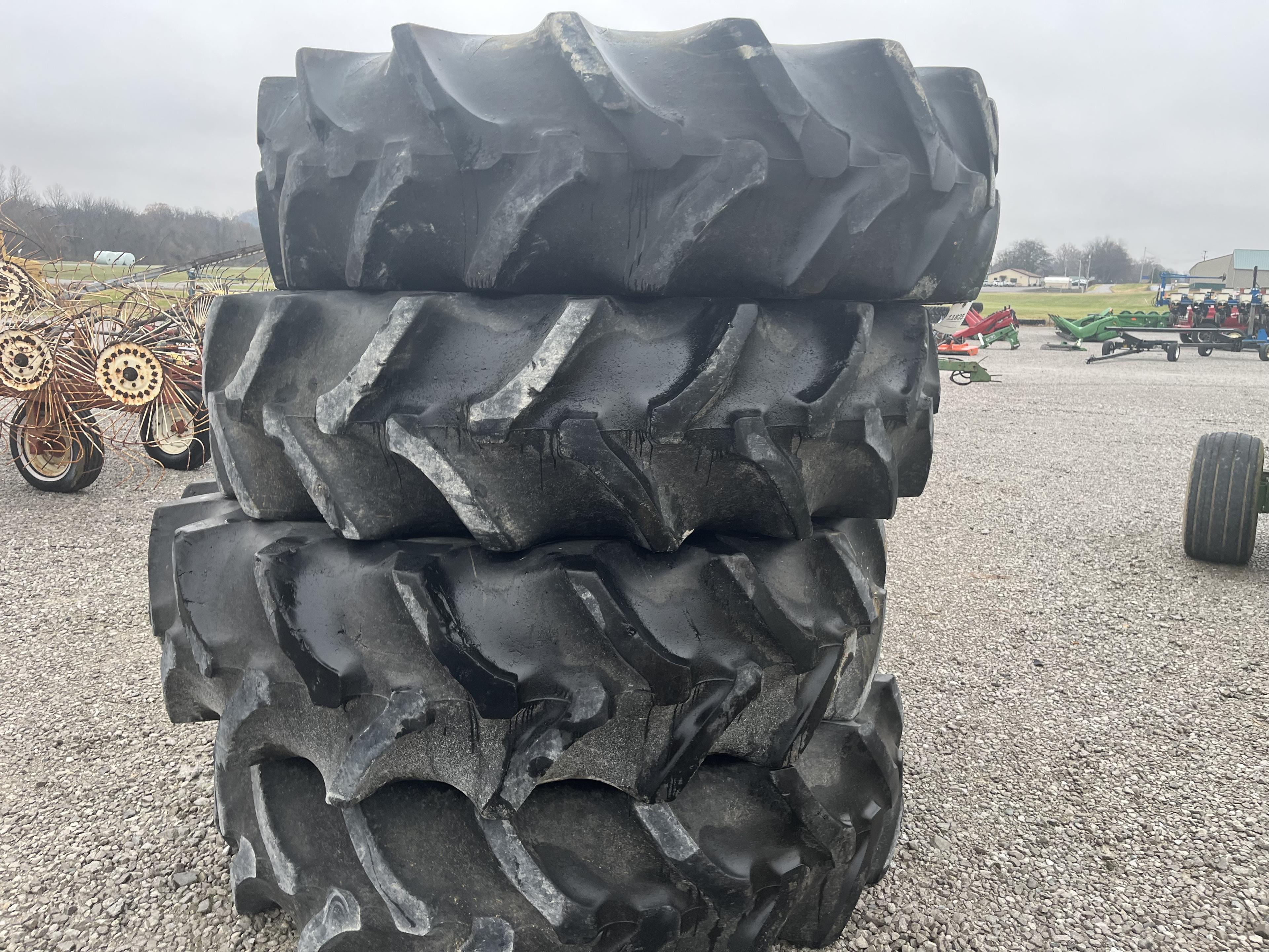(4) 520/85R42 GOODYEAR RICE & CANE TIRES