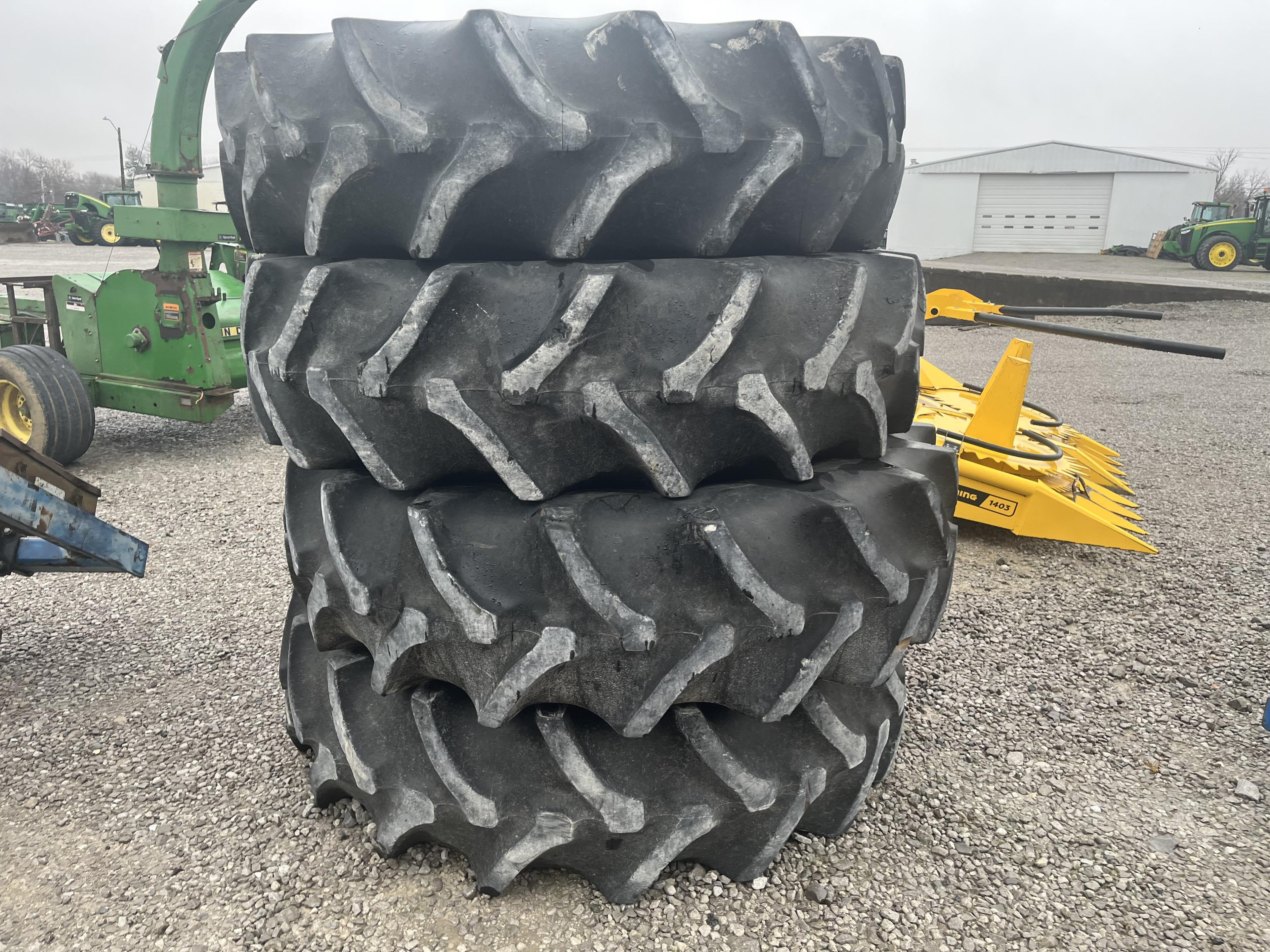 (4) 520/85R42 GOODYEAR RICE & CANE TIRES