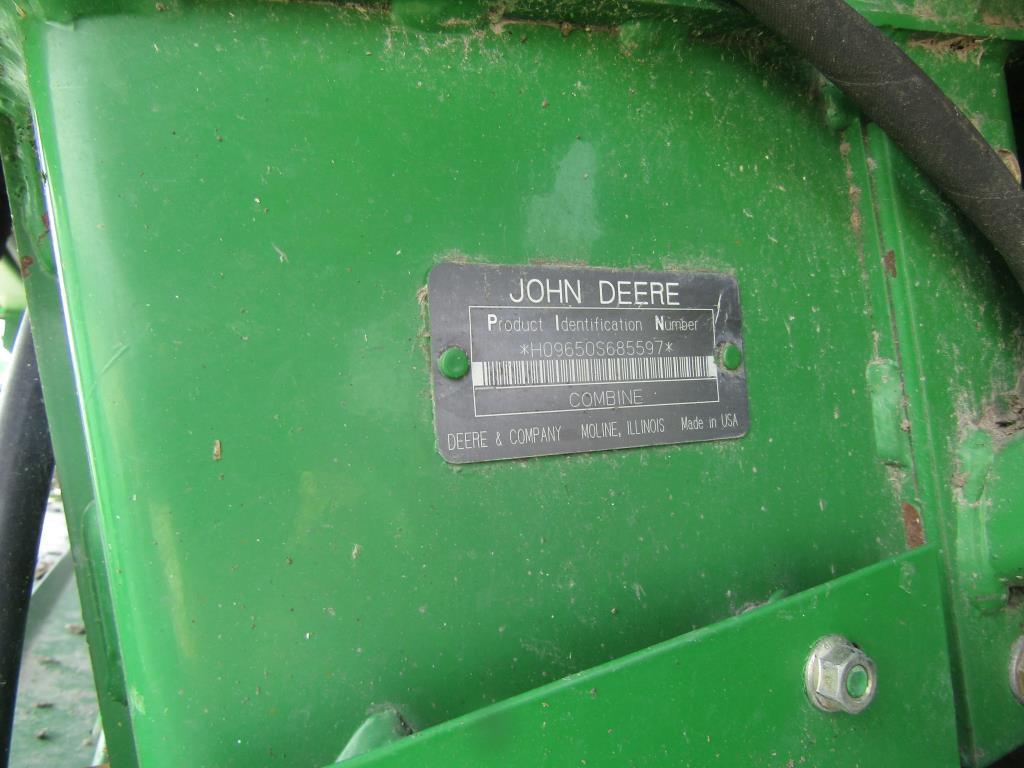 JD 9650 STS Combine 2WD, 5661/3638 Hr, Ag Leader