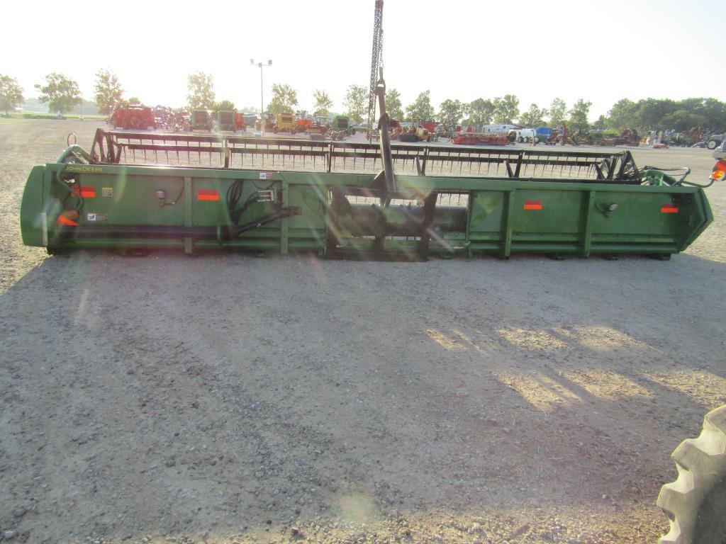 JD 625F Head 25' Hydra-Flex, Poly Dividers,