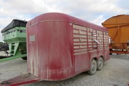 2012 Livestock Trailer, w/ registration