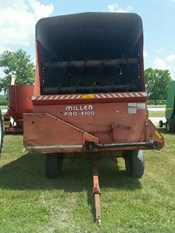 Miller Pro 4100 Forage Wagon 16' Frt unload 540pto
