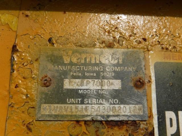 Vemeer BP7000 Bale Processer  2012 Year