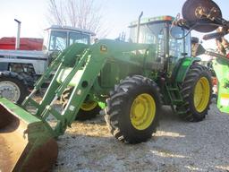 JD 7200 Tractor, MFWD,w/ Loader, Hrs 3400,