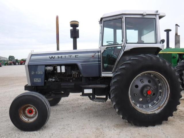 White 2-135 Tractor, Cab, Air, 20.8X38,