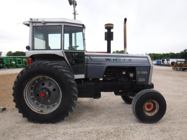 White 2-135 Tractor, Cab, Air, 20.8X38,