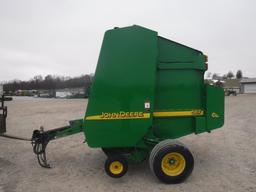 JD  567 Baler, Net Wrap,  Good Belts,