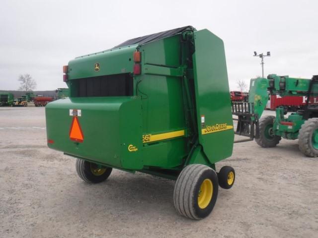 JD  567 Baler, Net Wrap,  Good Belts,