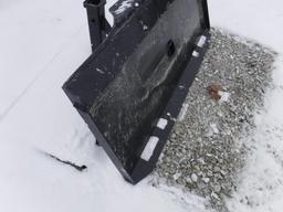 Receiver Hitch Plate for Skidsteer