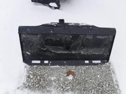 Receiver Hitch Plate for Skidsteer
